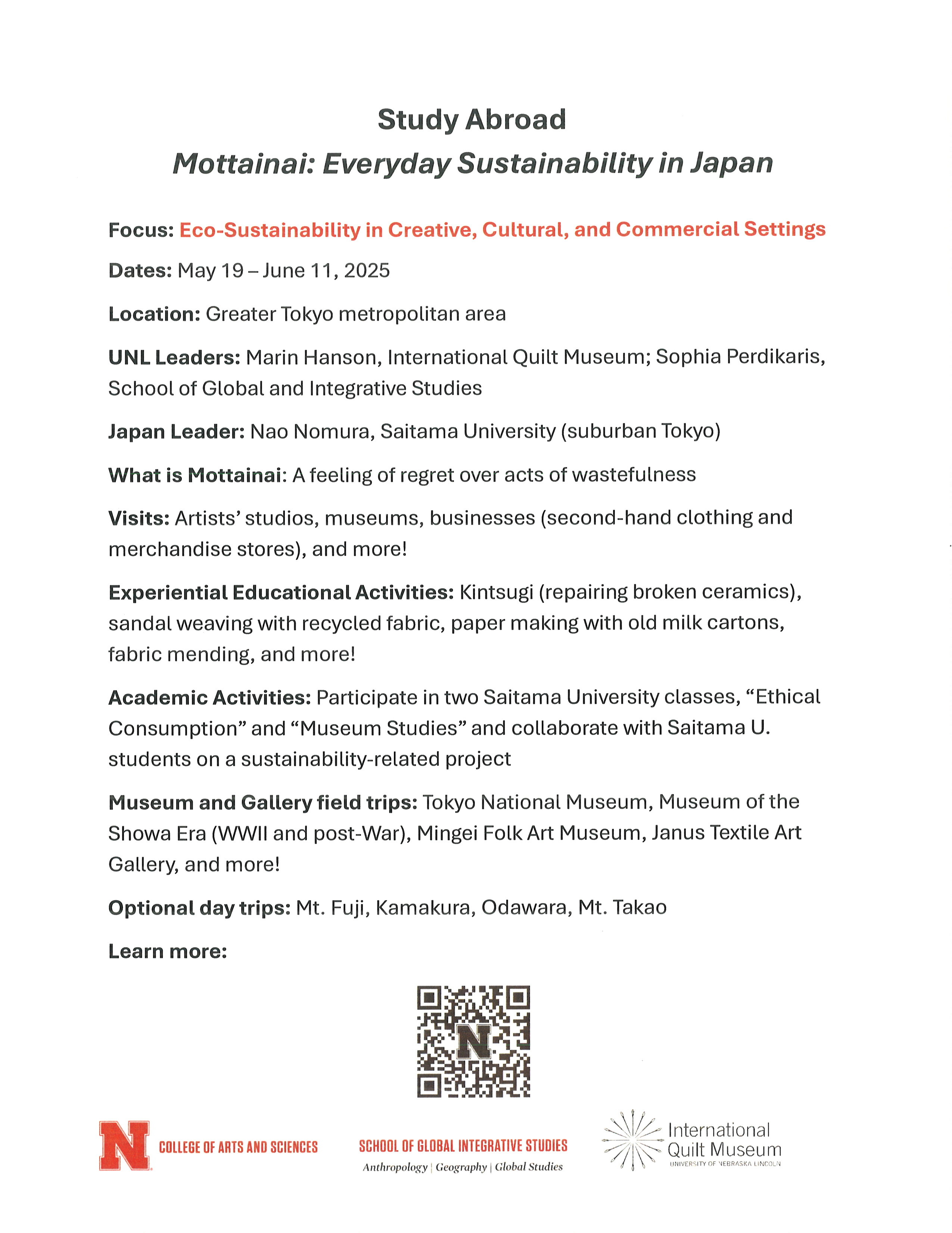 Mottainai! Sustainability in Japan