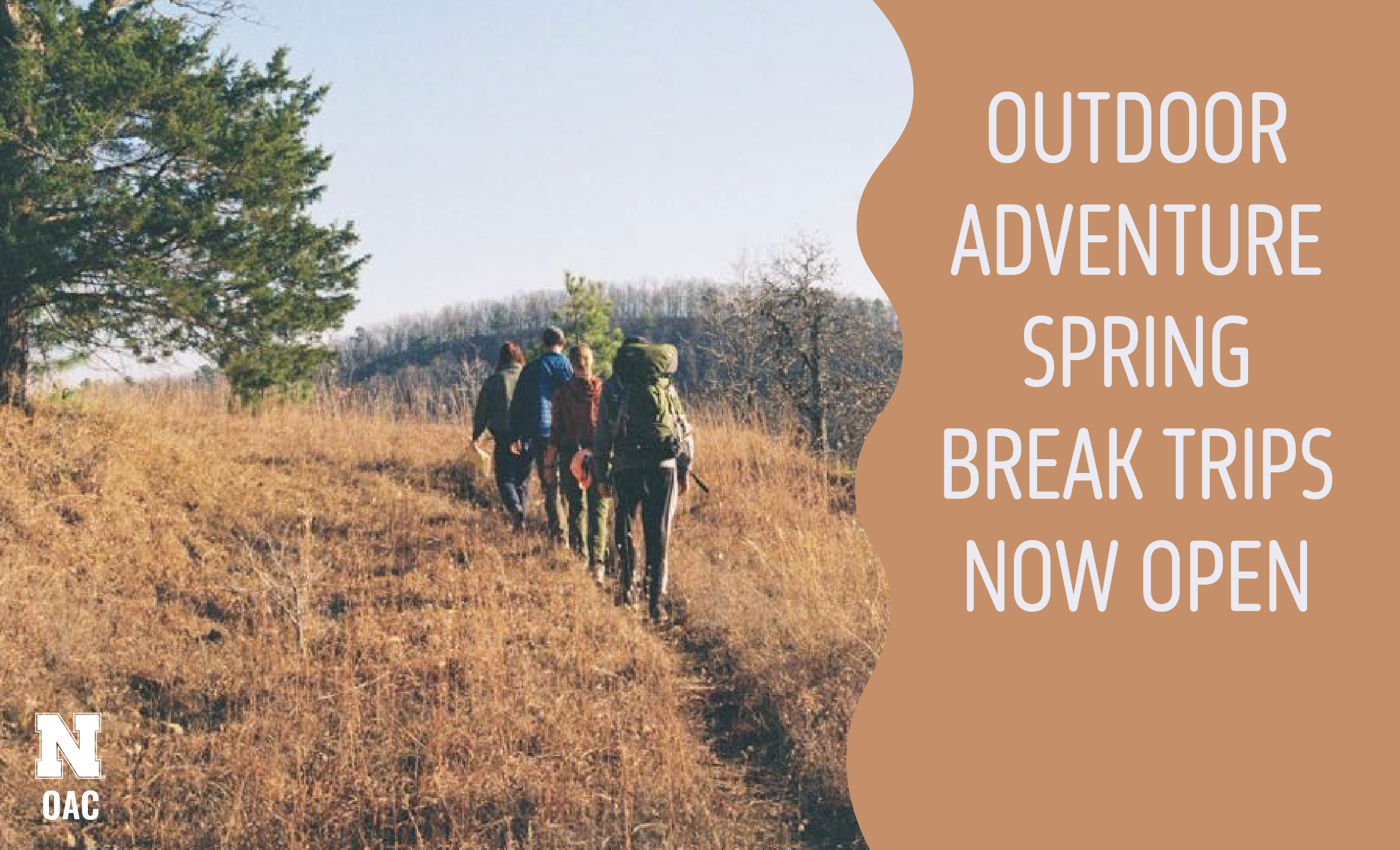 OA trip participants enjoying a hike