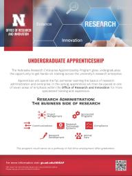 Office of Research and Innovation Student Apprenticeship Opportunity