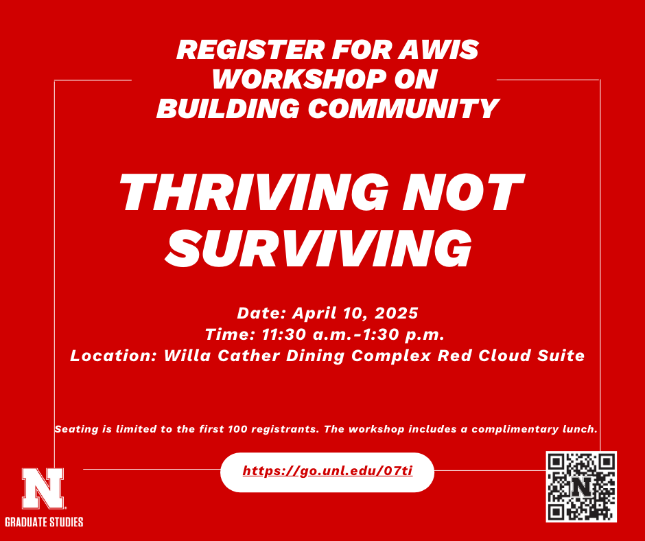 Register for AWIS workshop on building community