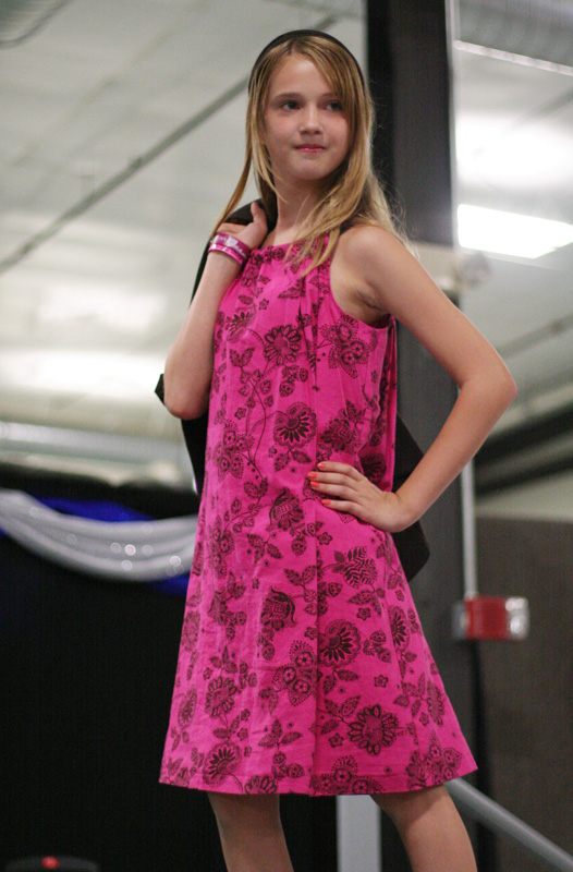 In Style Revue, 4-H'ers model their clothing projects and show proper fit of their clothing.