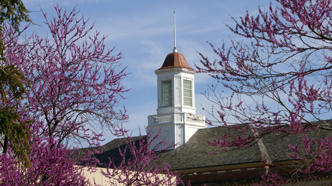 University of Nebraska&ndash;Lincoln's iconic Love Library cupola.