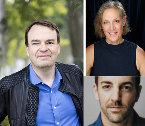 Guest directors for the Nebraska Repertory Theatre next year will include (clockwise from left): Brendon Fox, Lori Adams and Robert Pieranunzi.