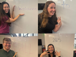 Academic Advisors welcoming students to Fall 2025 semester