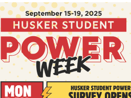Image of Husker Power Week Events