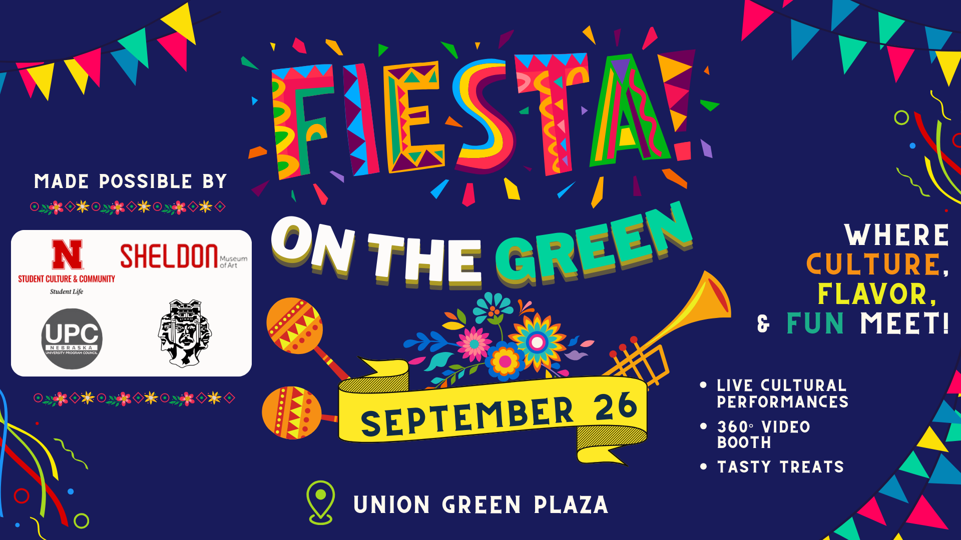 Fiesta On The Green Promo Banner