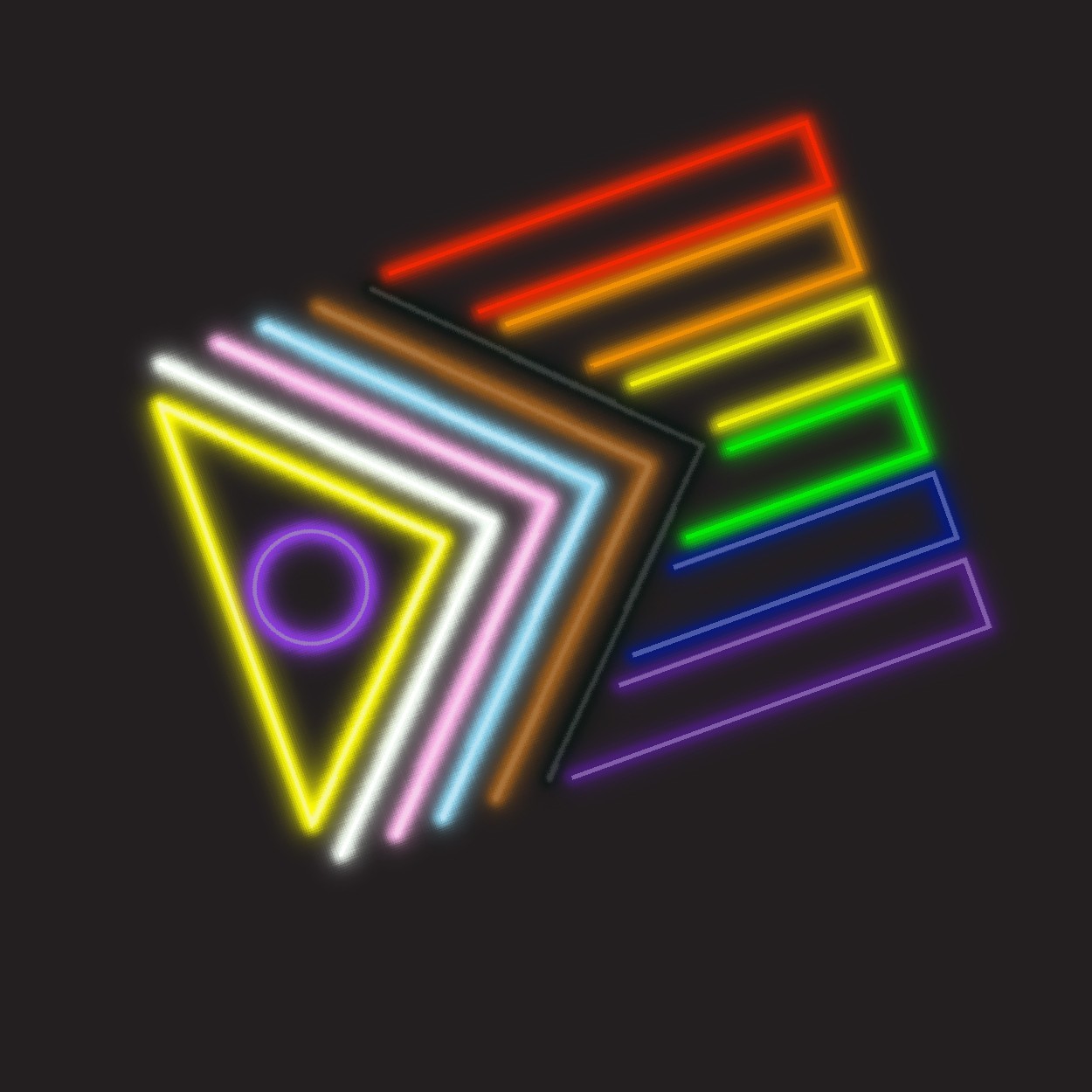 LGBTQA+ BIPoC Social Event Banner