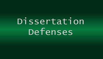 MS Dissertation Defense