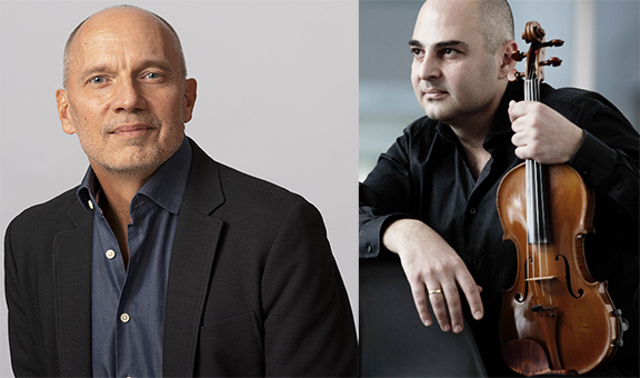 Paul Barnes (left) and Teimuraz Janikashvili will perform Nov. 10 in the Westbrook Music Building Performance Hall.