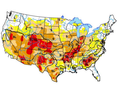Access the complete U.S. Drought Monitor data at http://droughtmonitor.unl.edu.
