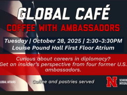 Global Cafe Coffee With Ambassadors October 28, 2025 2:30 - 3:30 pm