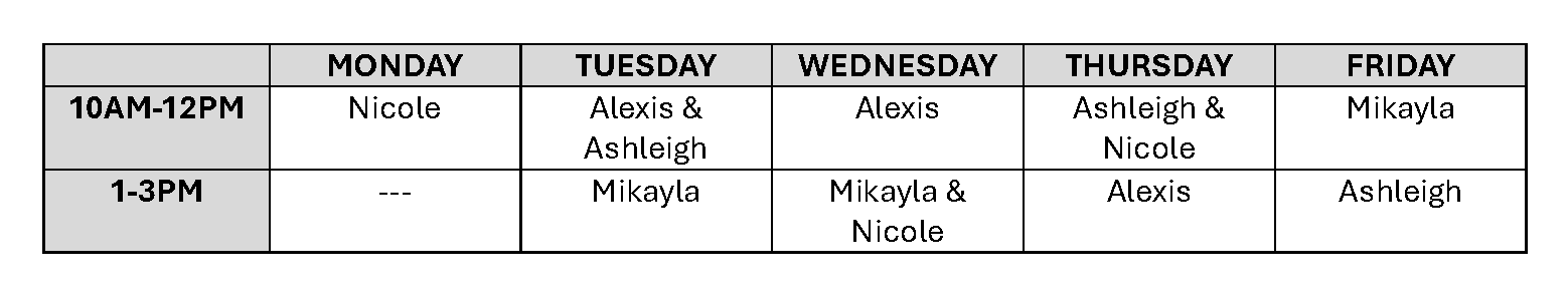 Zoom Peak Drop-In Schedule