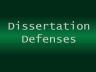 PhD Dissertation Defense