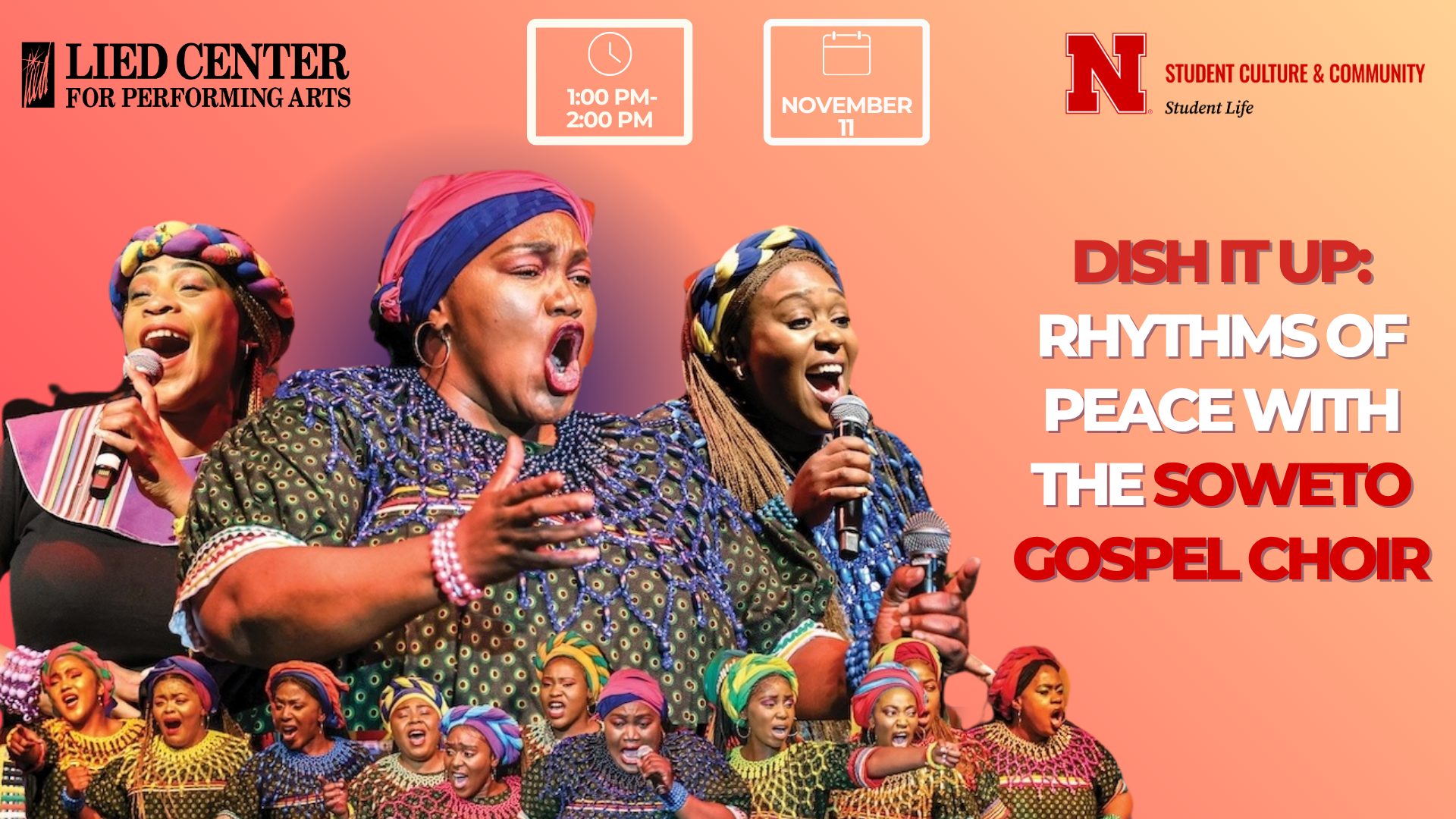Image showing Soweto Gospel Choir Performers and event details