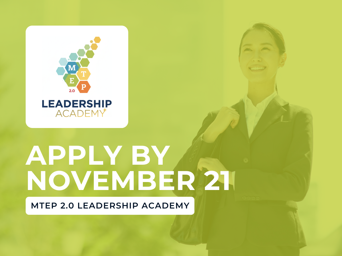 Apply for the MTEP Leadership Academy by Nov. 21.