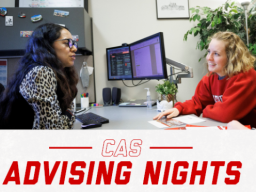 CAS Advising Nights Flyer