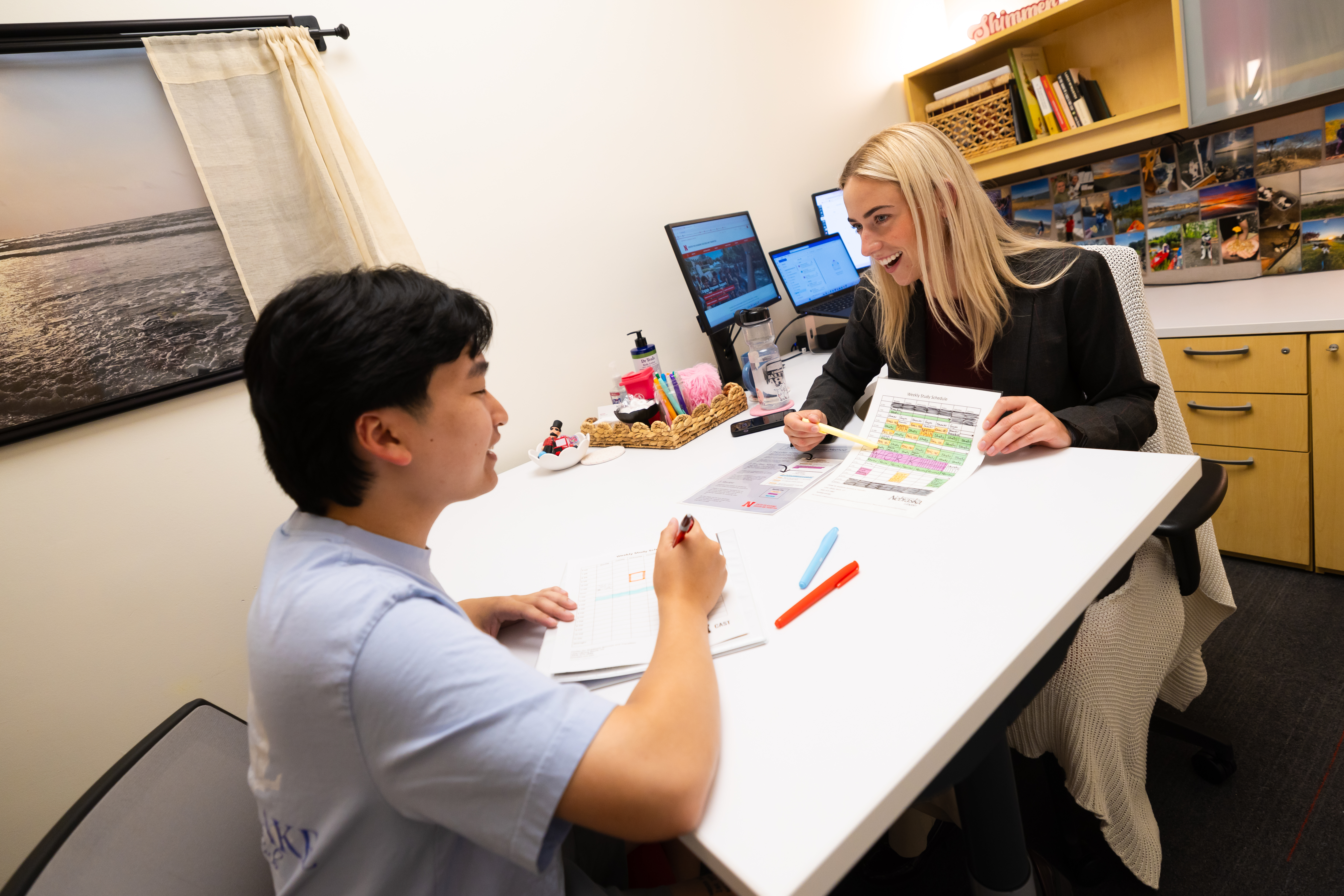 CAST offers academic coaching, tutoring, and peer mentorship for transfer students