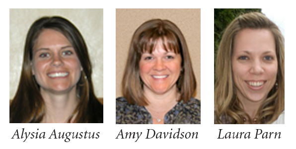 Alysia Augustus, Amy Davidson and Laura Parn are finalists for the 2012 PAEMST elementary award.