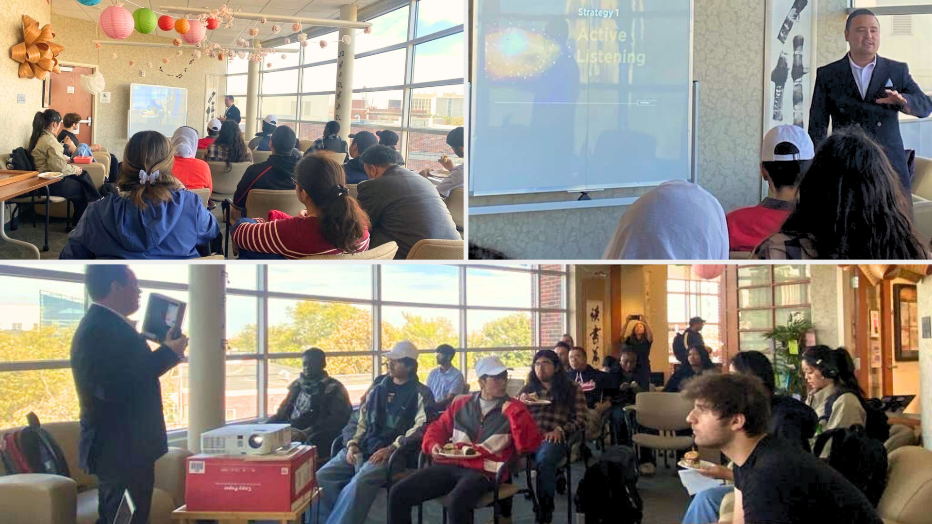 Photo collage from the event