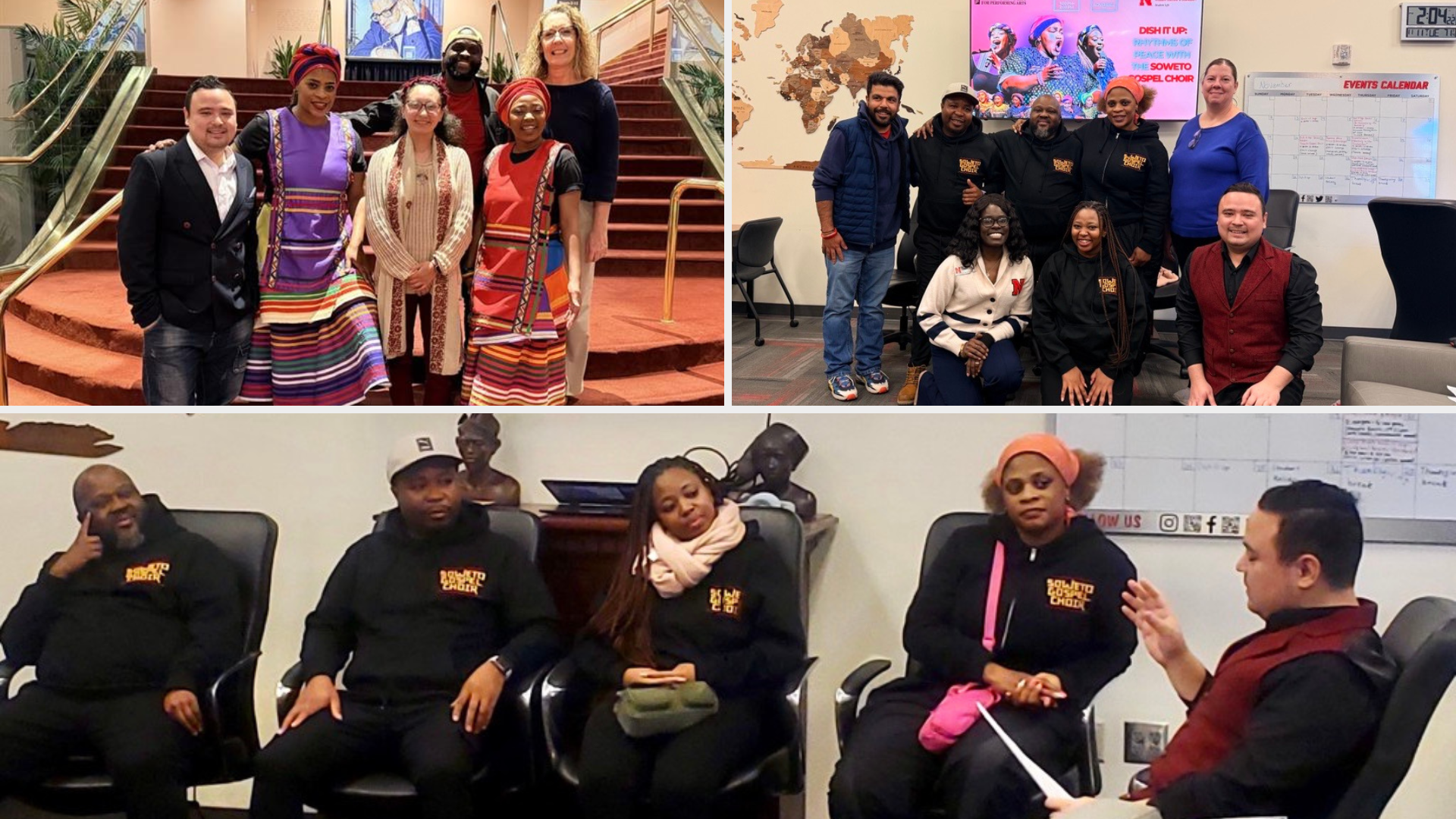 Photo collage from the event