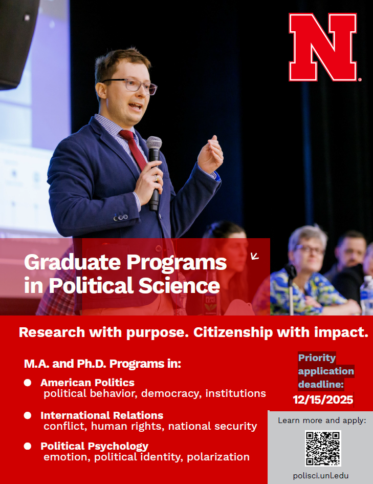 Graduate Programs in Political Science Priority Deadline 12/15/2025