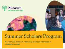 Stowers Graduate School Summer Scholars Program flyer