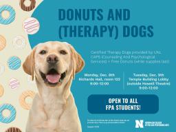 Donuts and (Therapy) Dogs Poster