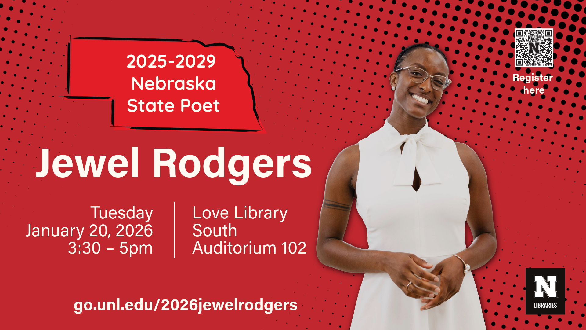Join Jewel Rodgers and the Libraries for National Day of Racial Healing program, January 20, at 3:30 p.m.