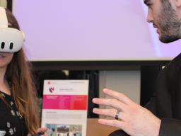 Students at the 2025 Senior Design Showcase