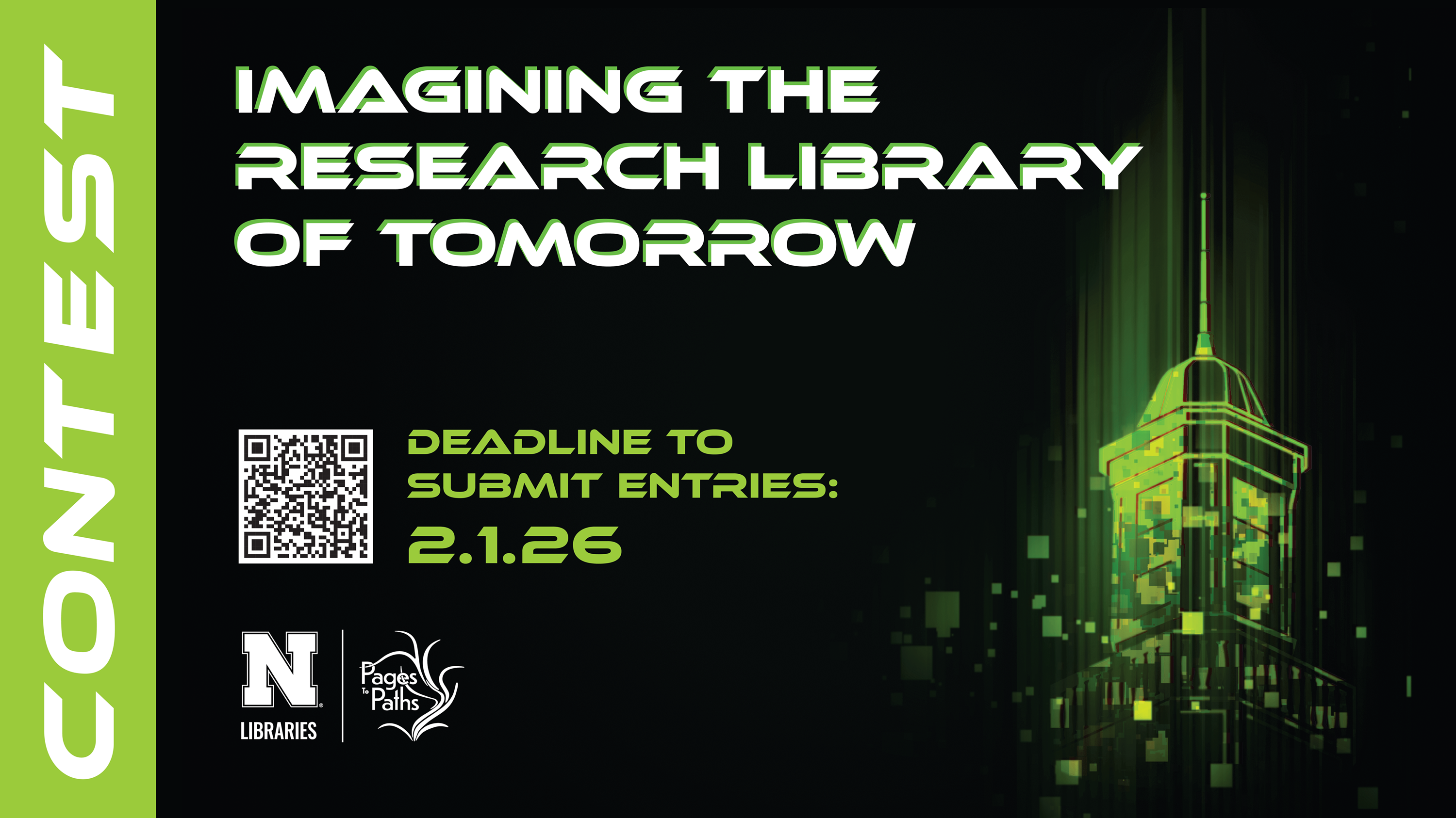 Enter contest anytime between now and Feb 1.