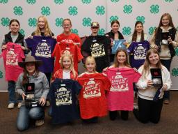 Horse Incentive Gold Level recipients at 2025 4-H Horse Awards Night