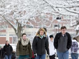 Winter on UNL City Campus.