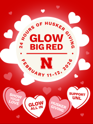 Feb 11 - 12, 2026 is Glow Big Red 24 Hours of Husker Giving!