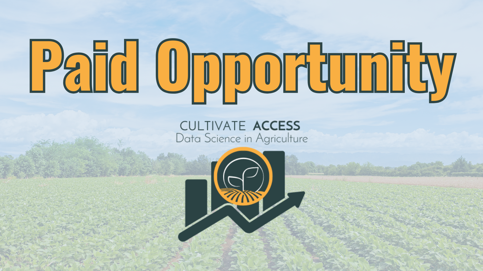 Apply for Cultivate ACCESS to Data Science by Feb. 1.