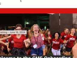 Screenshot of CMS training on Zoom