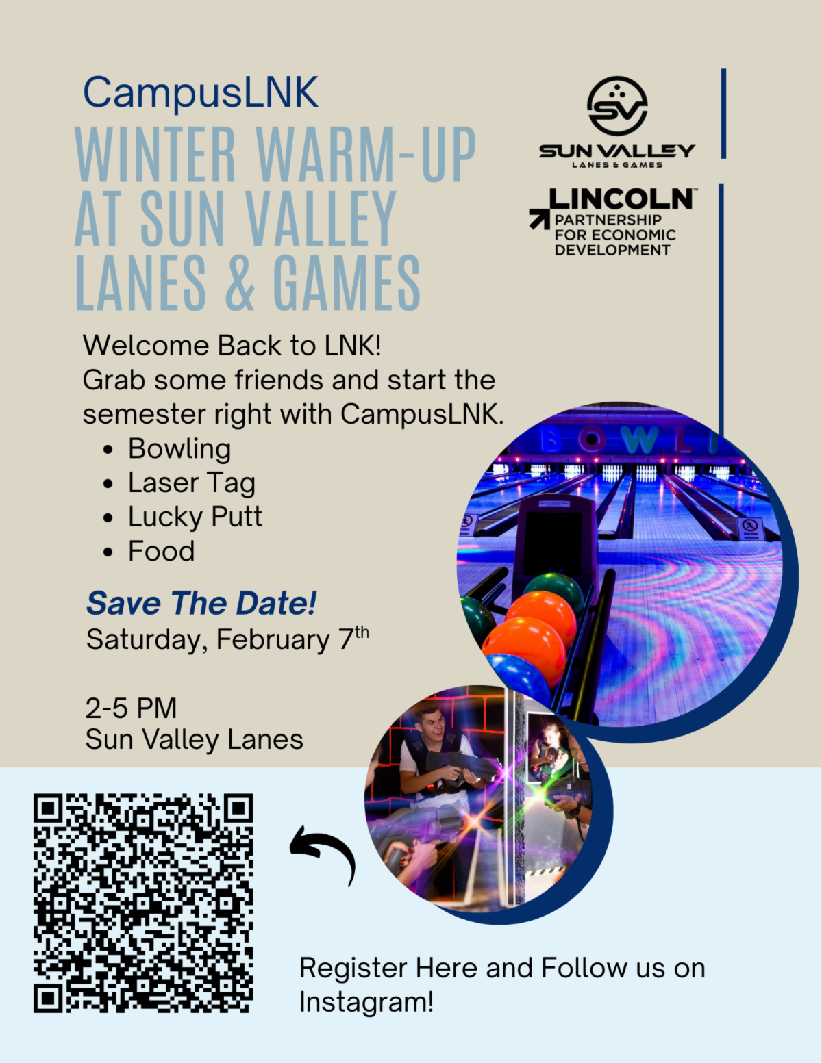 Winter Warm-Up at Sun Valley Lanes & Games!