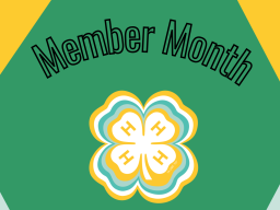 4-H Member Month