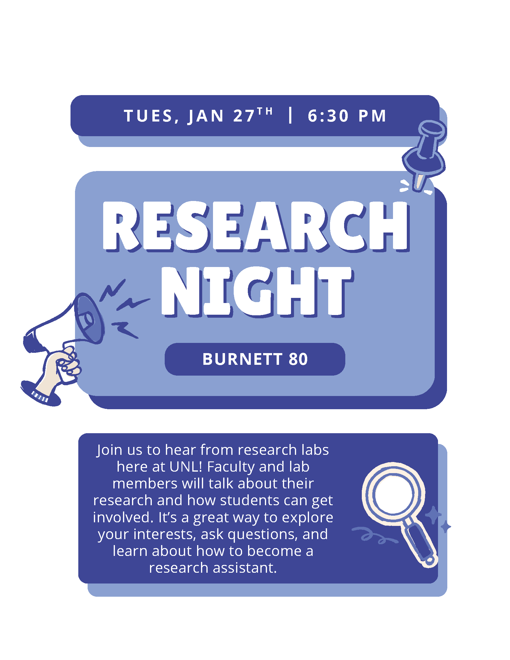 Research Night flyer