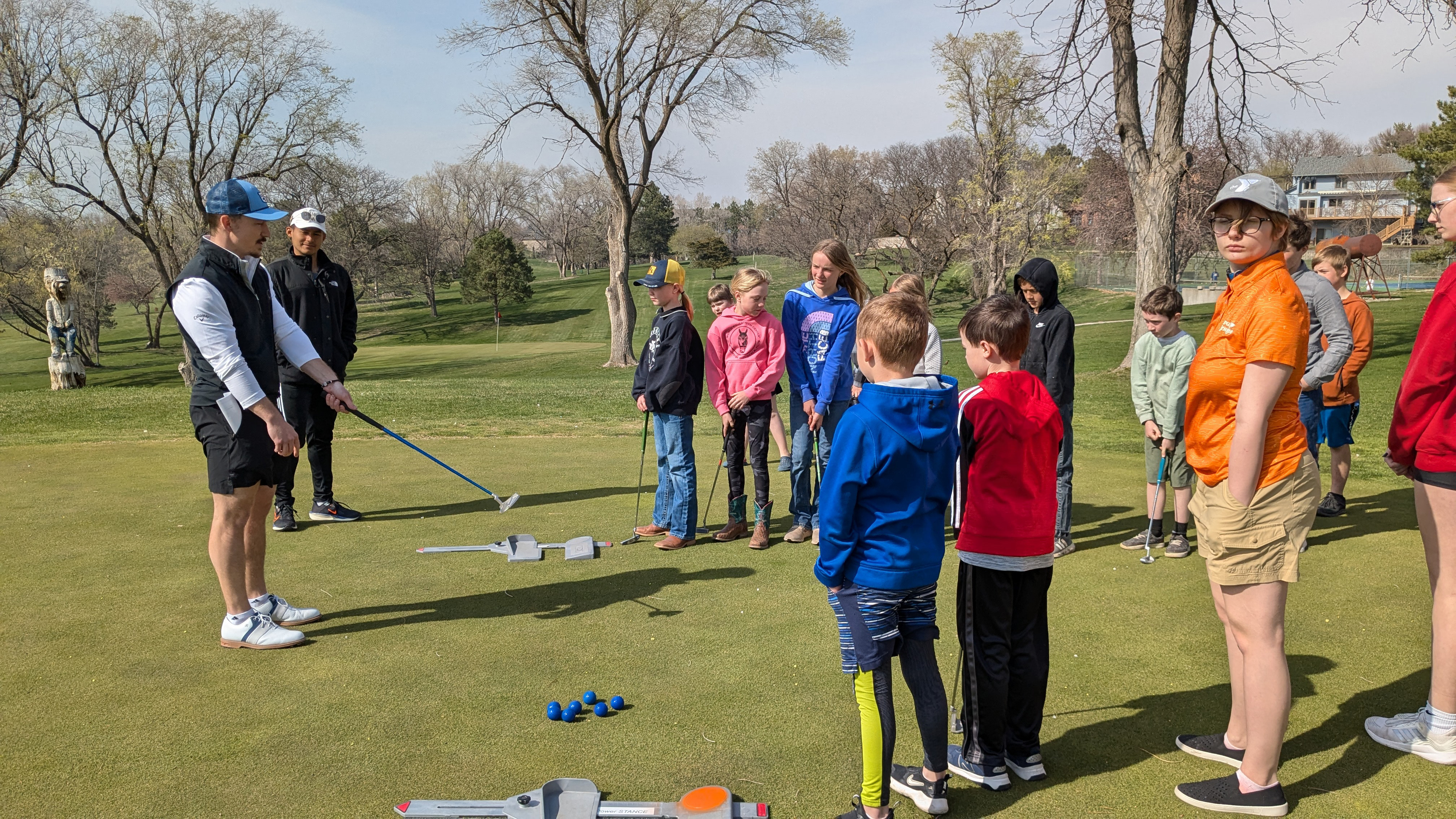 4-H golf lesson in 2025.