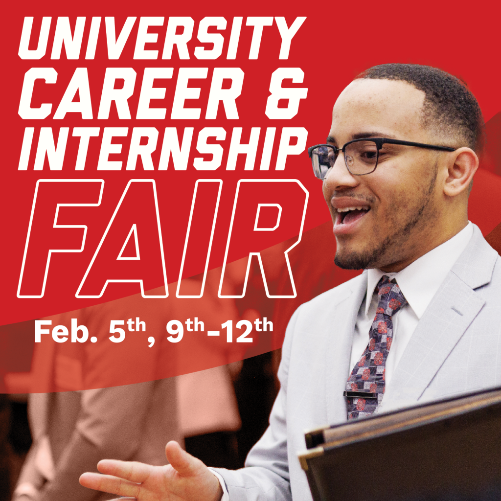 Promotional image for career fair