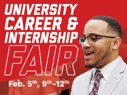 Promotional image for career fair