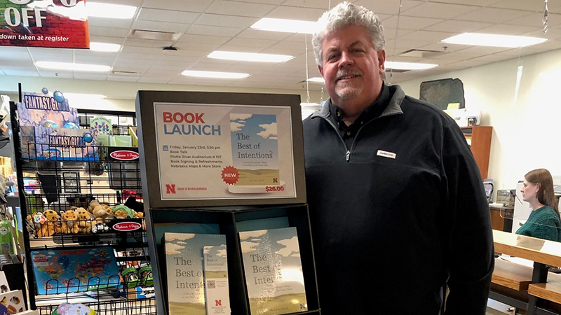 Larkin Powell's seventh book, "The Best of Intentions: A Story of Landscape Change in the Heart of the Great Plains," sells for $26 online or in the Nebraska Maps & More store in Hardin Hall on East Campus. 
