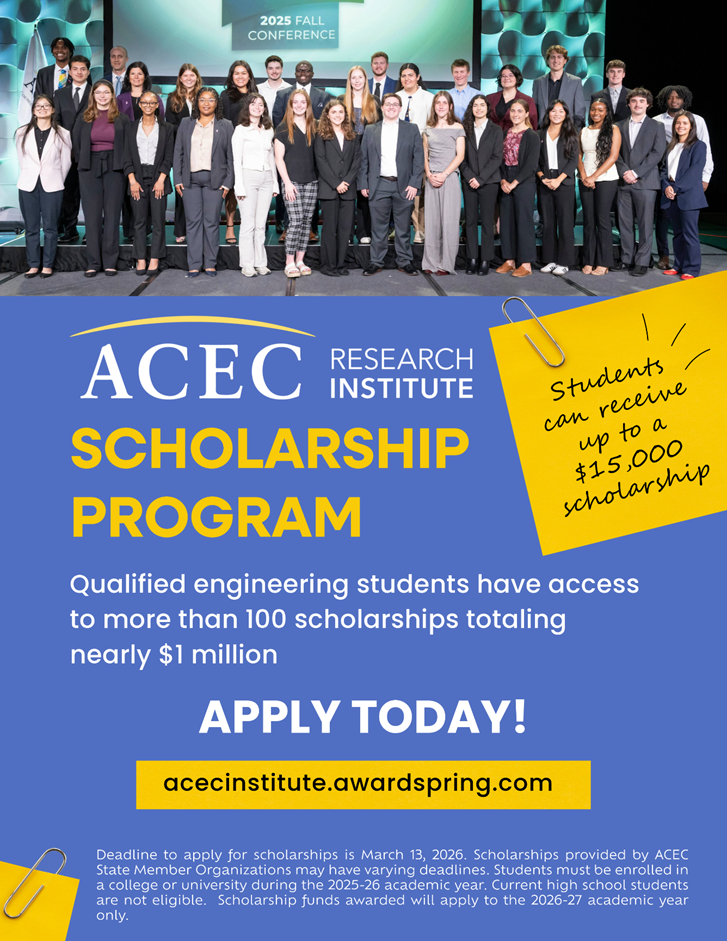 The ACEC Research Institute Scholarship Program