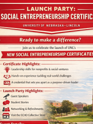 Launch Party: Social Entrepreneurship Certificate, University of Nebraska-Lincoln