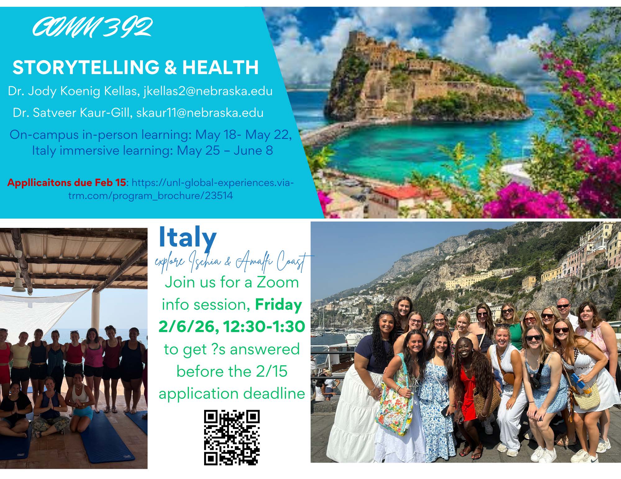 Explore Italy This Summer: Info Session on Feb. 6
