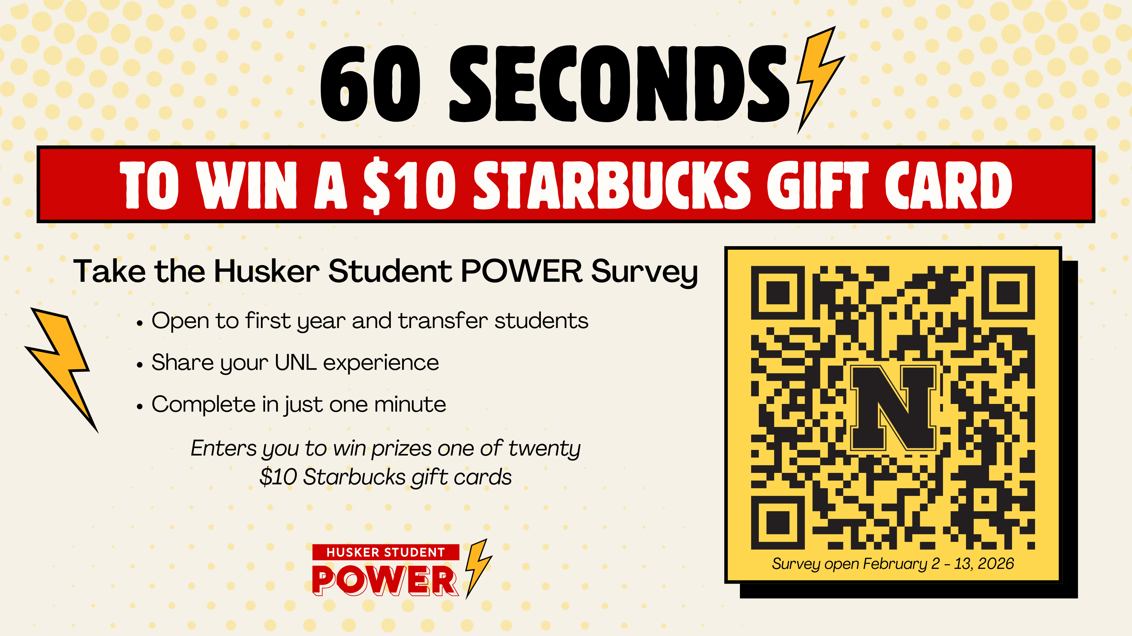 Husker Power Survey Now Open!