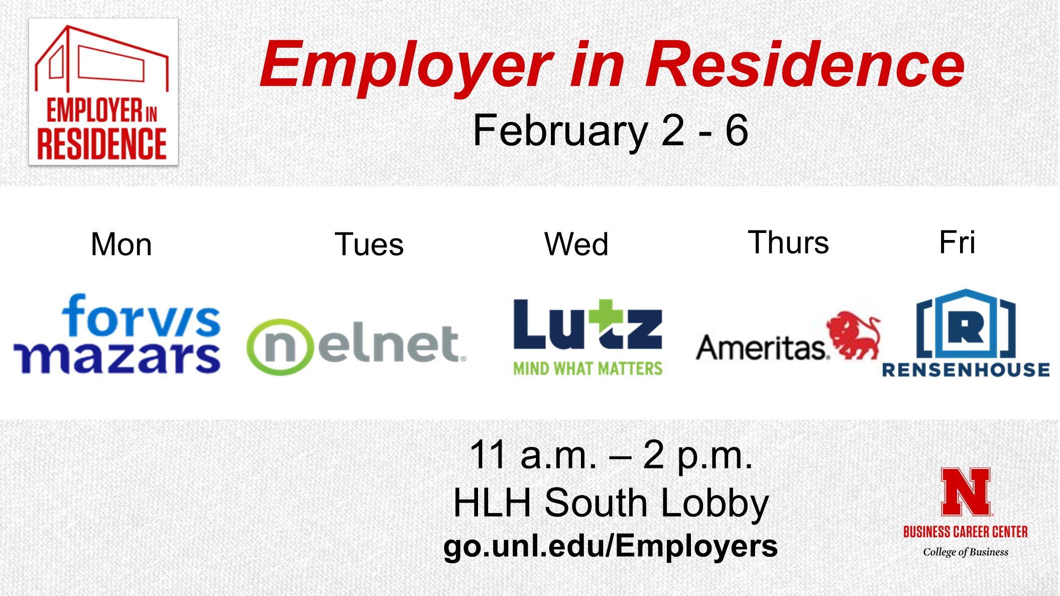 Check Out the Schedule for February 2-6