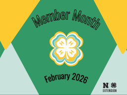 4-H Member Month Graphic
