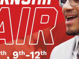 Promotional image for career fair