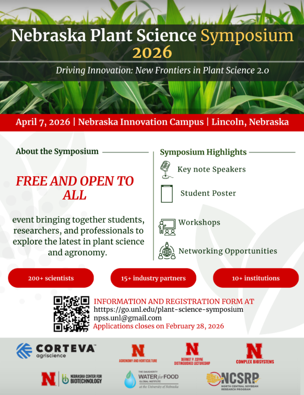  Nebraska Plant Science Symposium 2026, April 7.